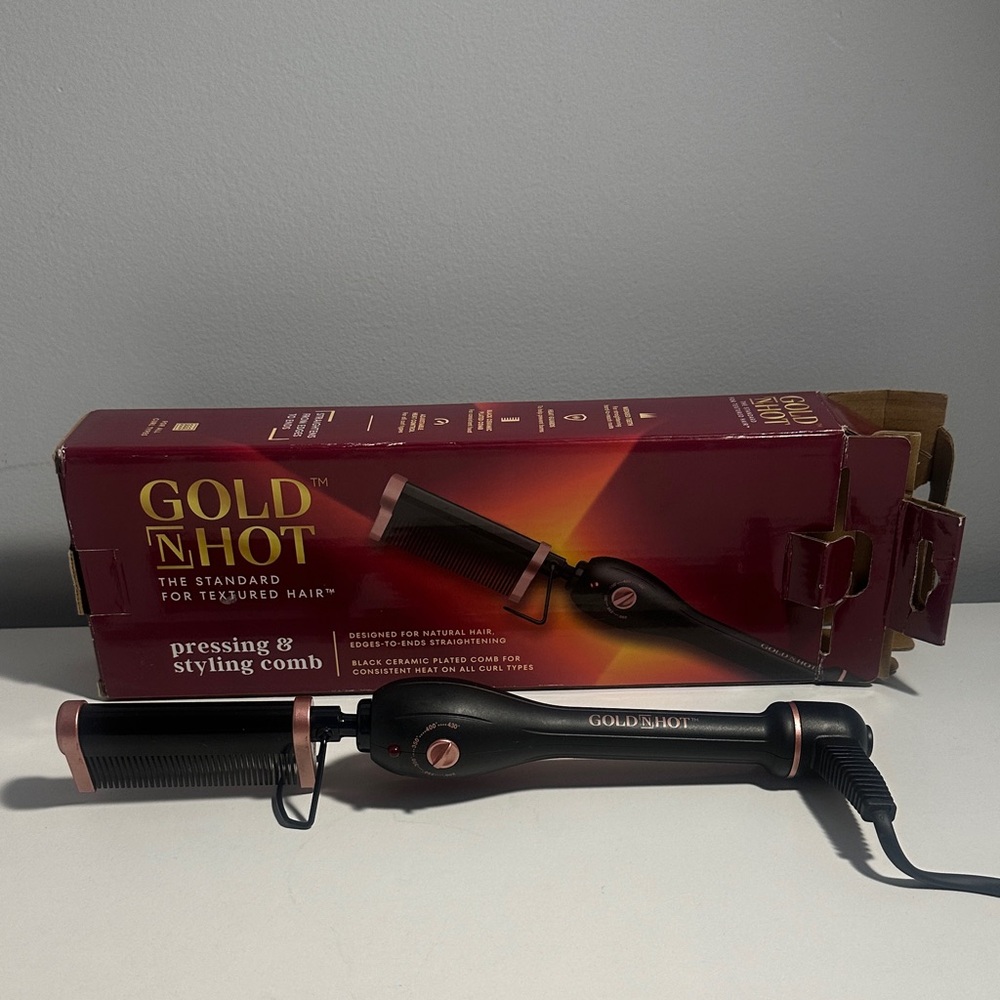 Gold N Hot Pressing & Styling Comb